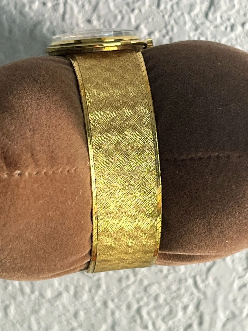 Ladies Lucerne 3 STARS Gold Bracelet Watch mechanical Swiss made.